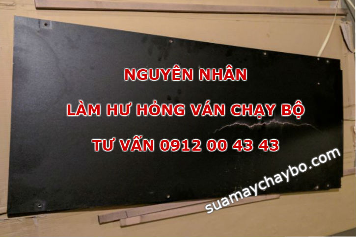 Một số nguyên nhân làm hư hỏng ván chạy bộ