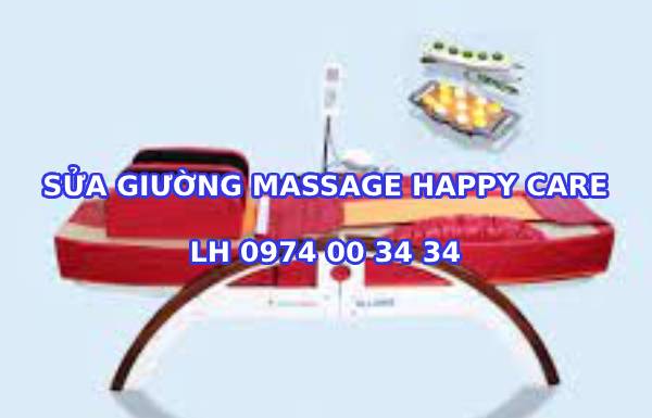 Sửa giường massage Happy Care 
