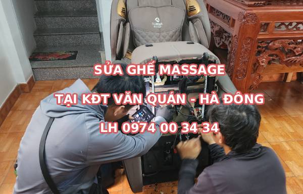 Sửa ghế massage tại khu đô thị Văn Quán Hà Đông