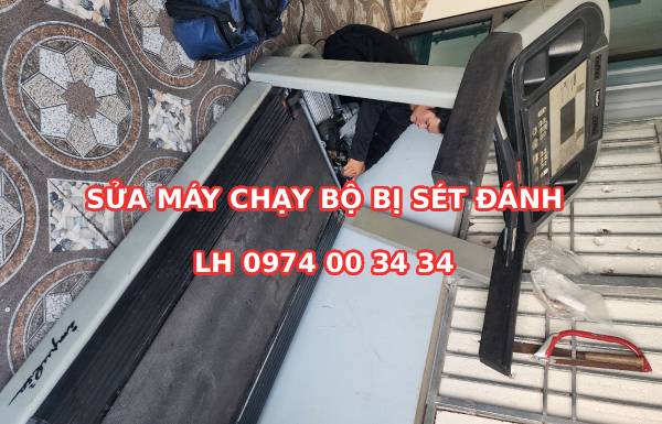 Sửa chữa máy chạy bộ bị sét đánh tại nhà